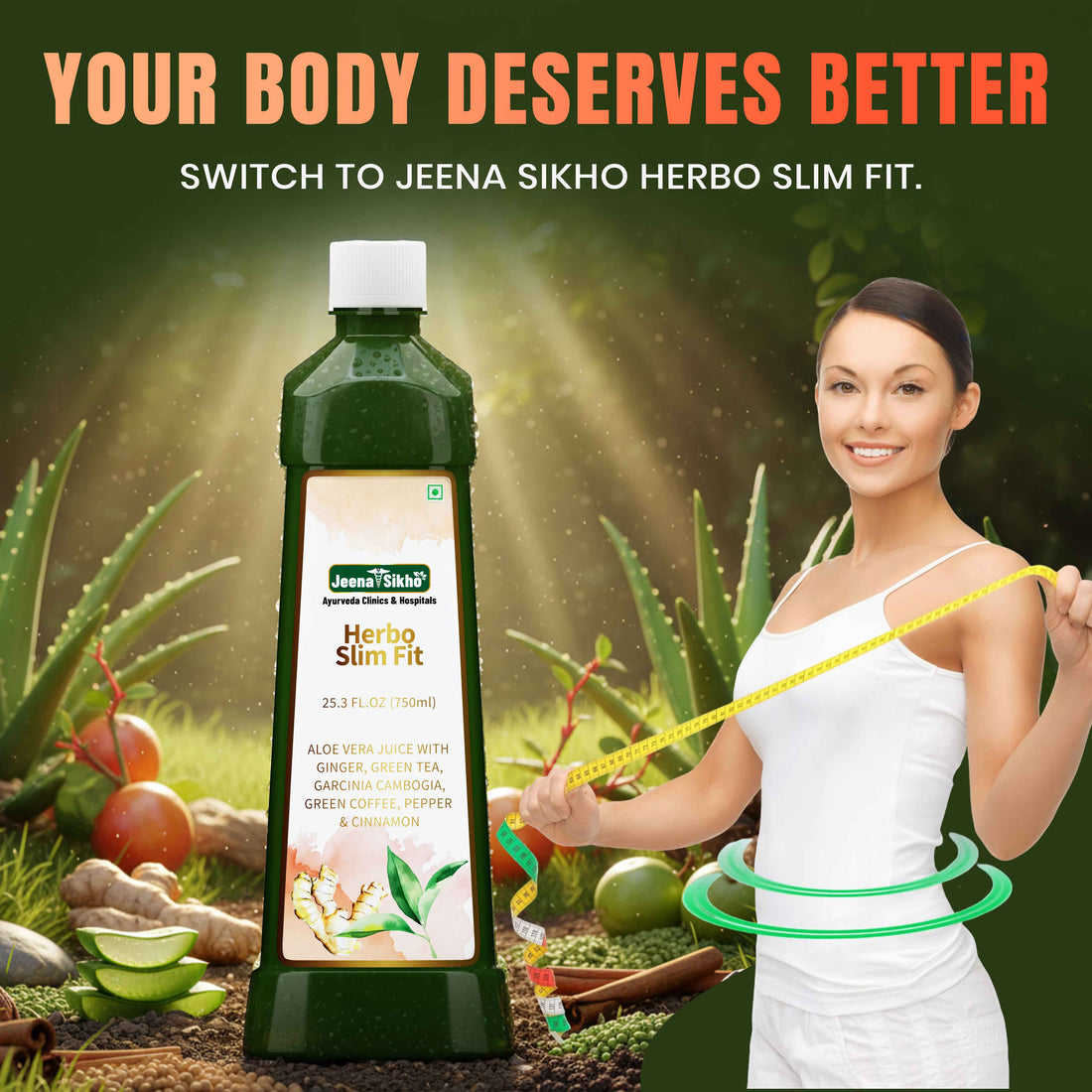 Herbo Slim Fit Juice | 750 ml - Jeenasikho Shop