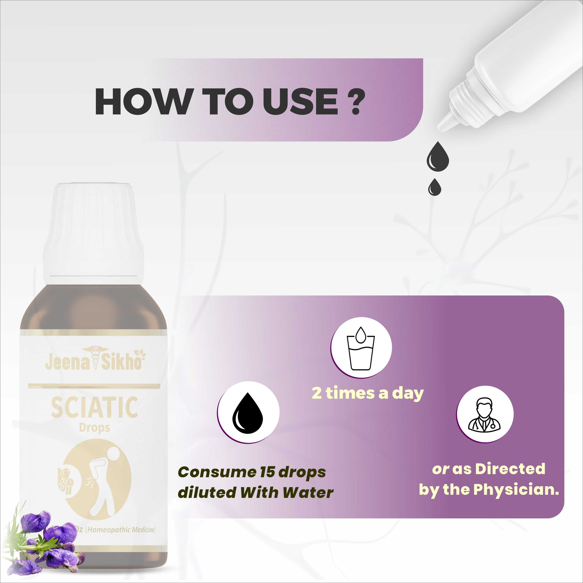 Sciatic Drops | 30 ml - Jeenasikho Shop