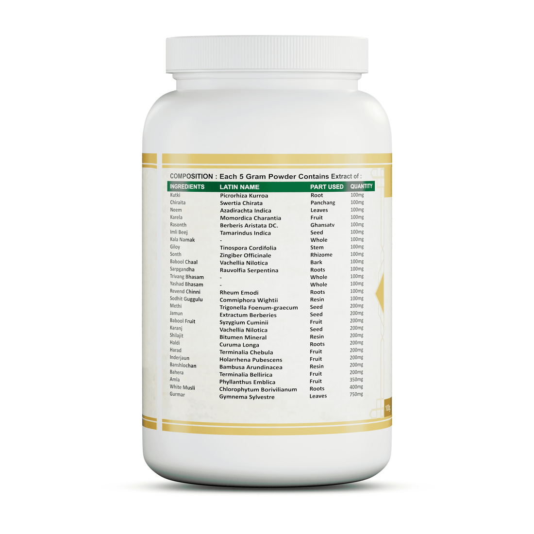 Prameh Har Powder | 100 gm - Jeenasikho Shop