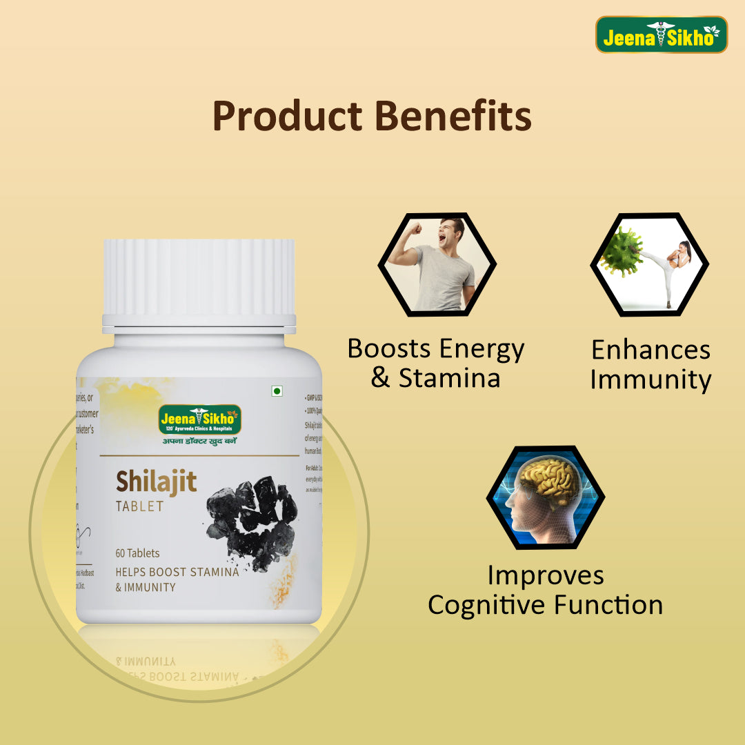 Shilajit Tablets - Jeenasikho Shop