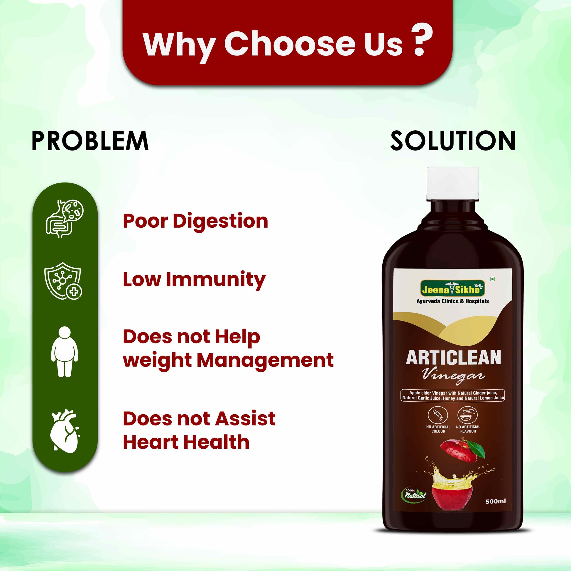 Articlean Vinegar | 500 ml - Jeenasikho Shop