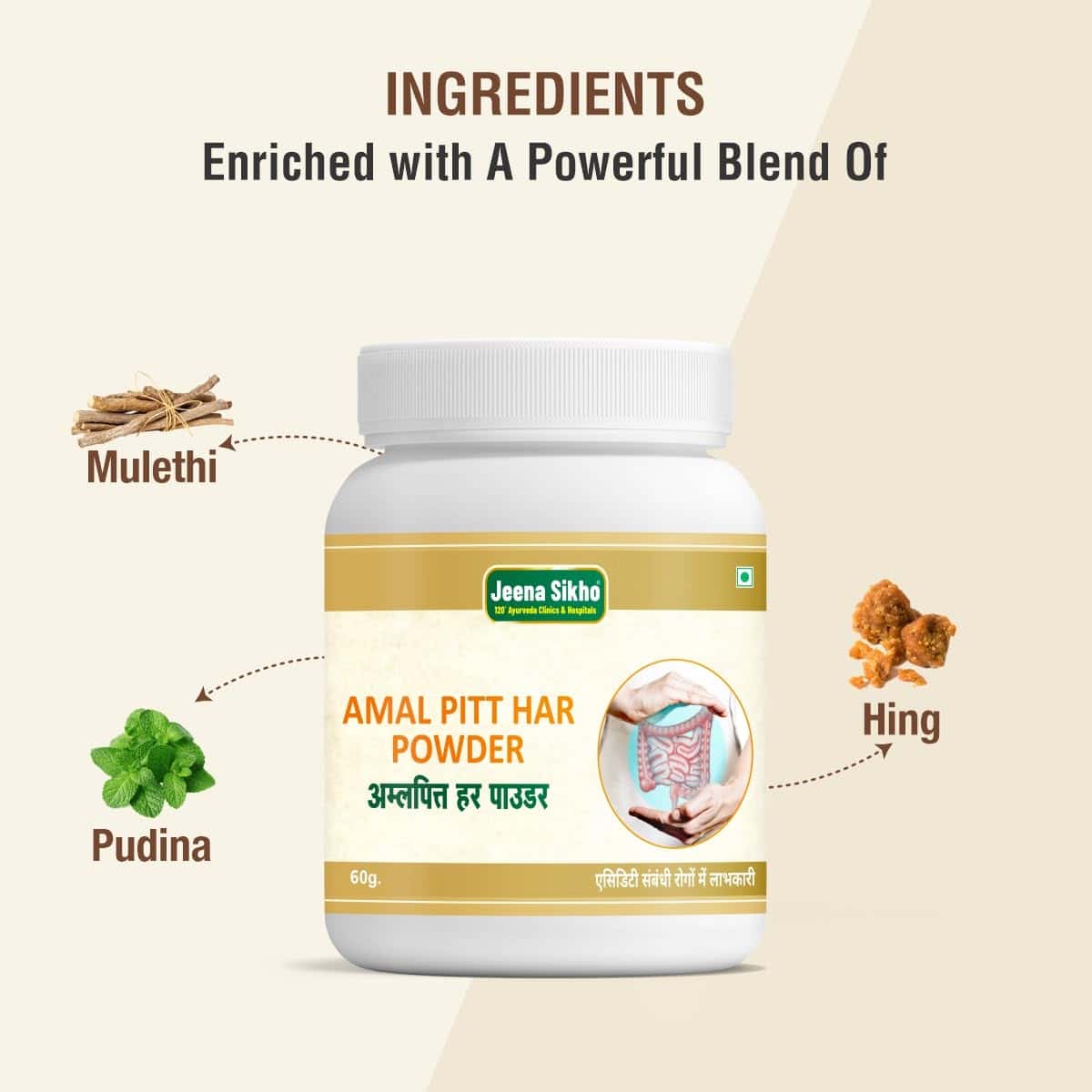 Amal Pitt Har Powder | 60 gm - Jeenasikho Shop