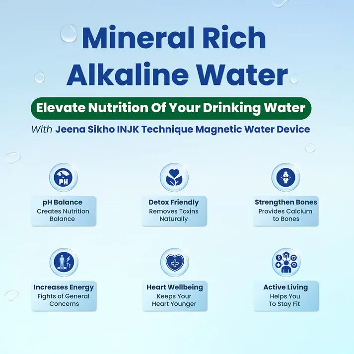 INJK Technique Ionized Alkaline Magnetic Water Device - Jeenasikho Shop