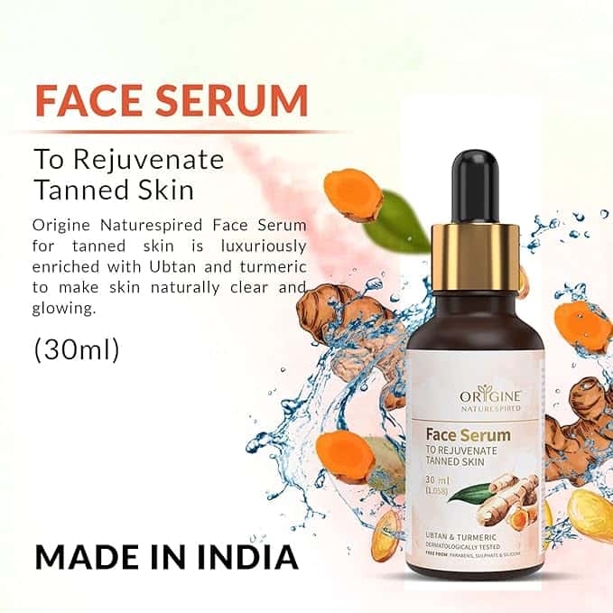 Face Serum to Rejuvenate Tanned Skin | 30 ml Sonia Gramudyog Village jawaharpur-140507