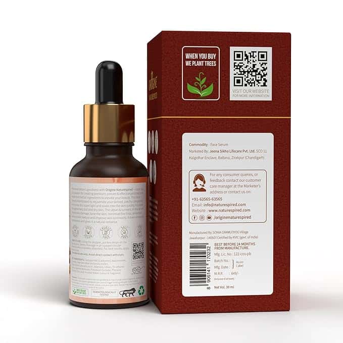 Face Serum to Rejuvenate Tanned Skin | 30 ml Sonia Gramudyog Village jawaharpur-140507
