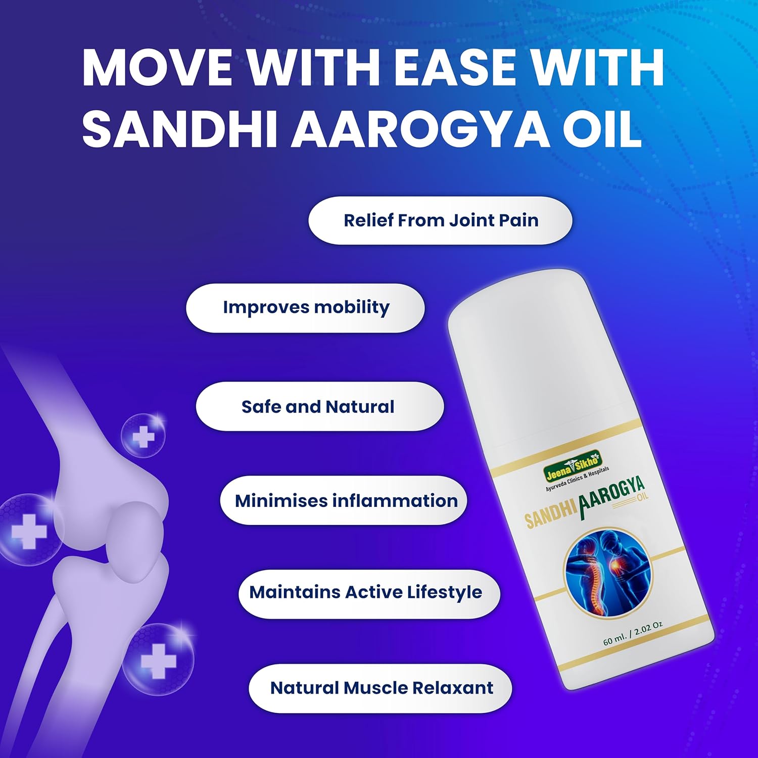 Sandhi Aarogya Oil | 60 ml - Jeenasikho Shop