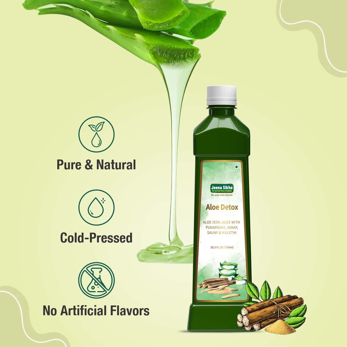 Aloe Detox Juice | 750 ml - Jeenasikho Shop