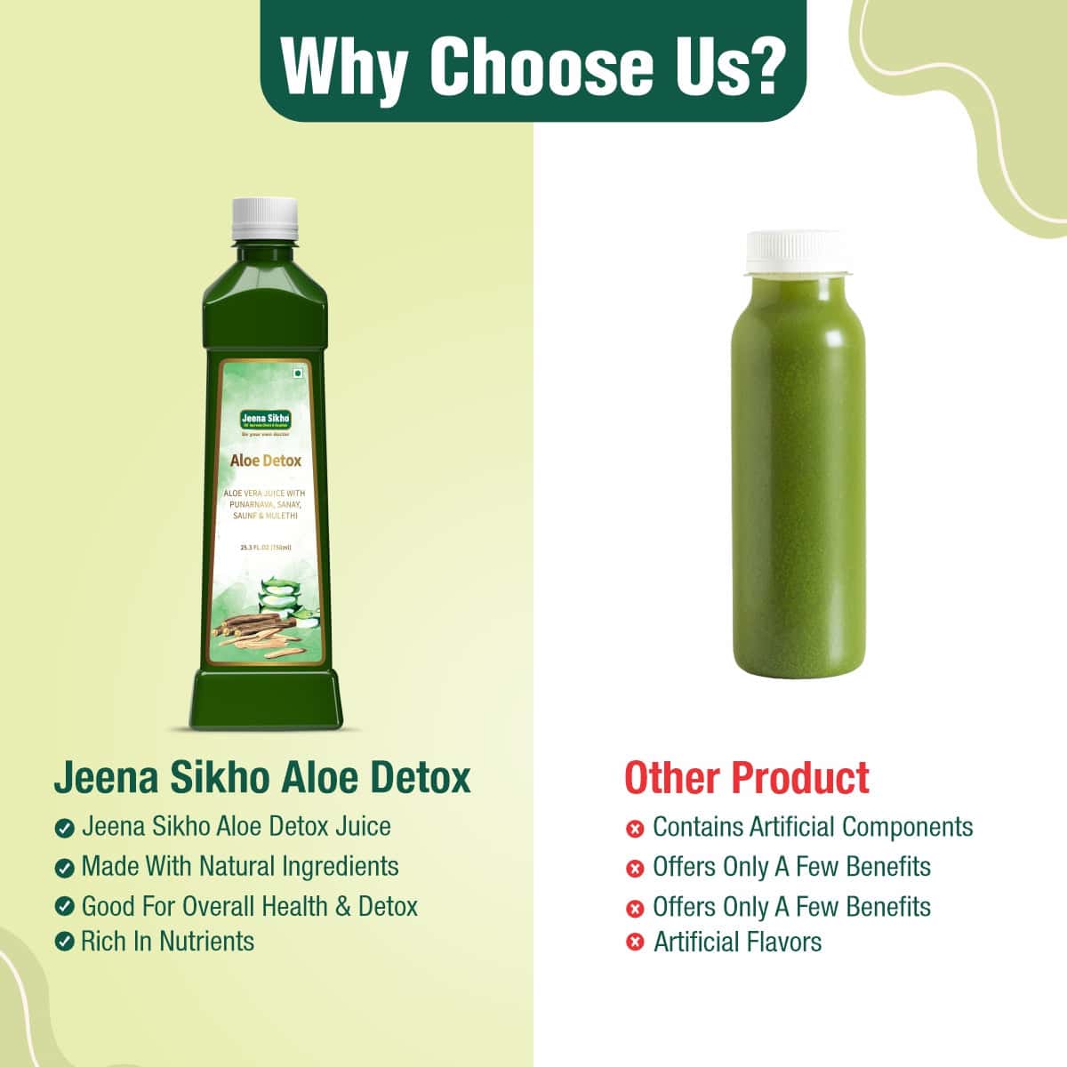 Aloe Detox Juice | 750 ml - Jeenasikho Shop