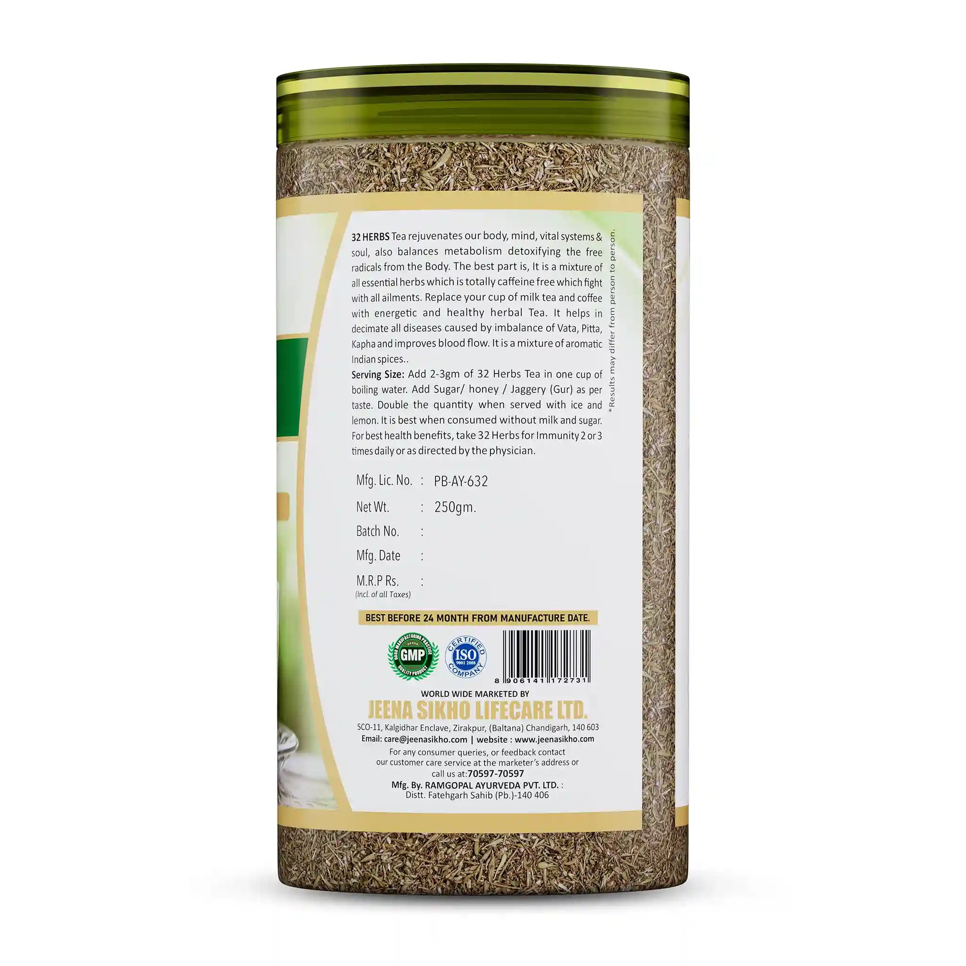 Daily herbal tea for holistic health
