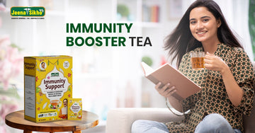 Ayurvedic herbal immunity booster tea with Ashwagandha, Ginger, and Clove