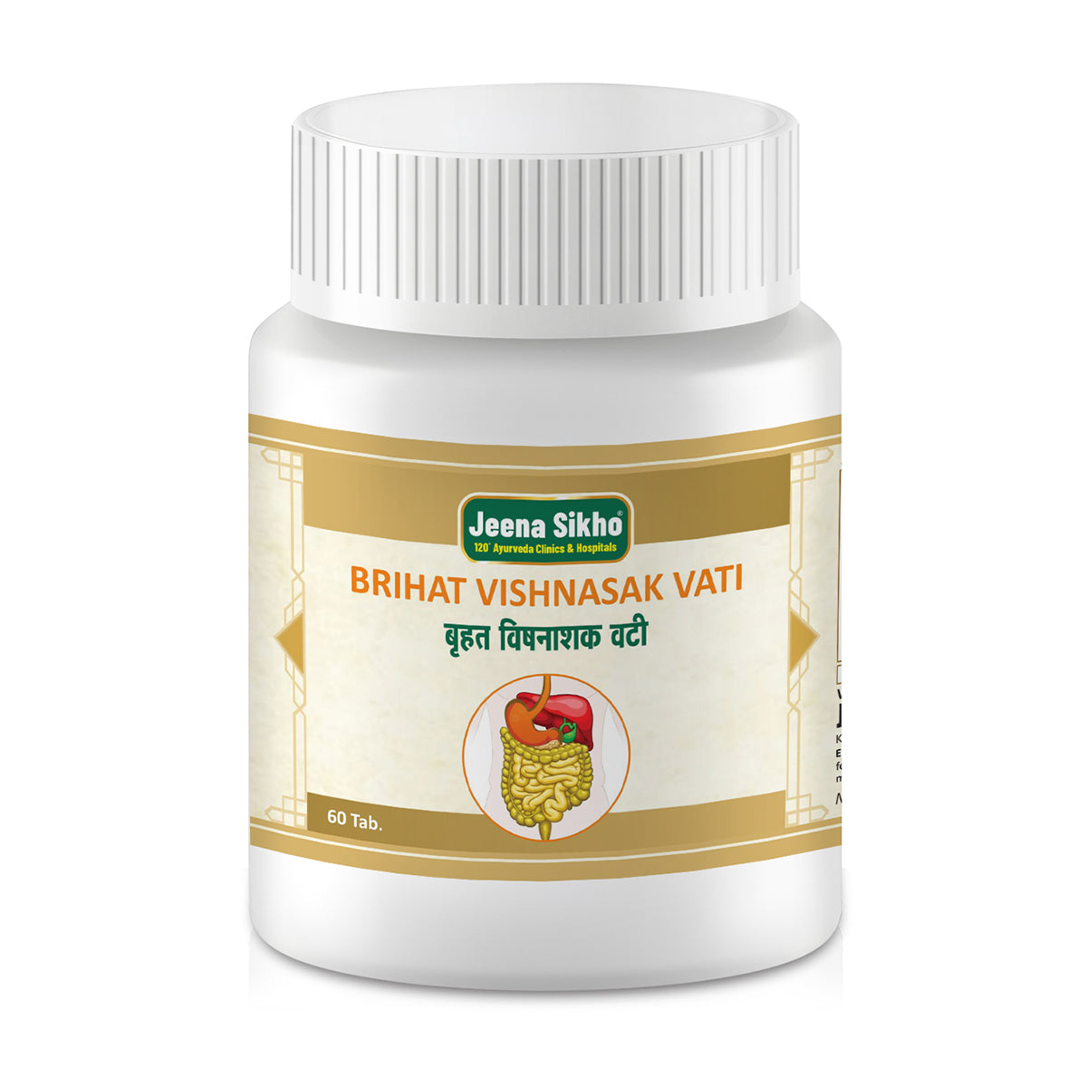 Brihat Vishnasak Vati | Improves Digestive Health & Wellebing, 60 Tablets