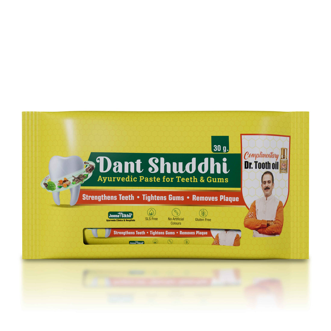 Dant Shuddhi Paste For Teeth & Gums, 30 gm, Pack Of 5  With Complimentary Tooth Oil