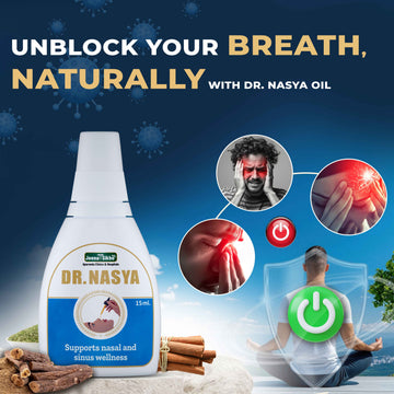 Dr. Nasya Oil | Ayurvedic Nasal Drops for Sinus, Congestion, Clear Breathing & Nasal Comfort