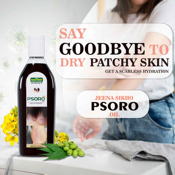 Psoro Oil | Ayurvedic Psoriasis Care Oil for Itching, Scaling & Dry Skin
