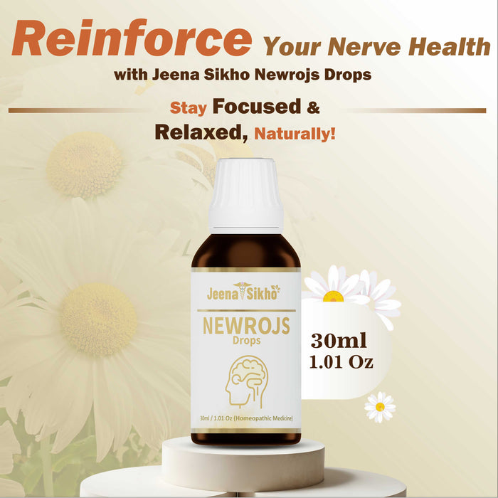 Newrojs Drops | Supports Mind, Nerve Health, Stress and Memory