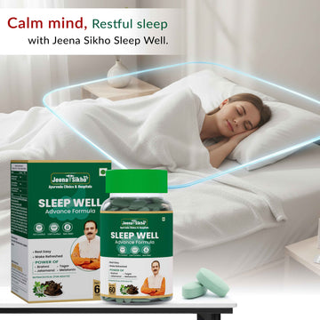 Sleep Well | Ayurvedic Herbal Tablets for Stress Support & Deep Sleep