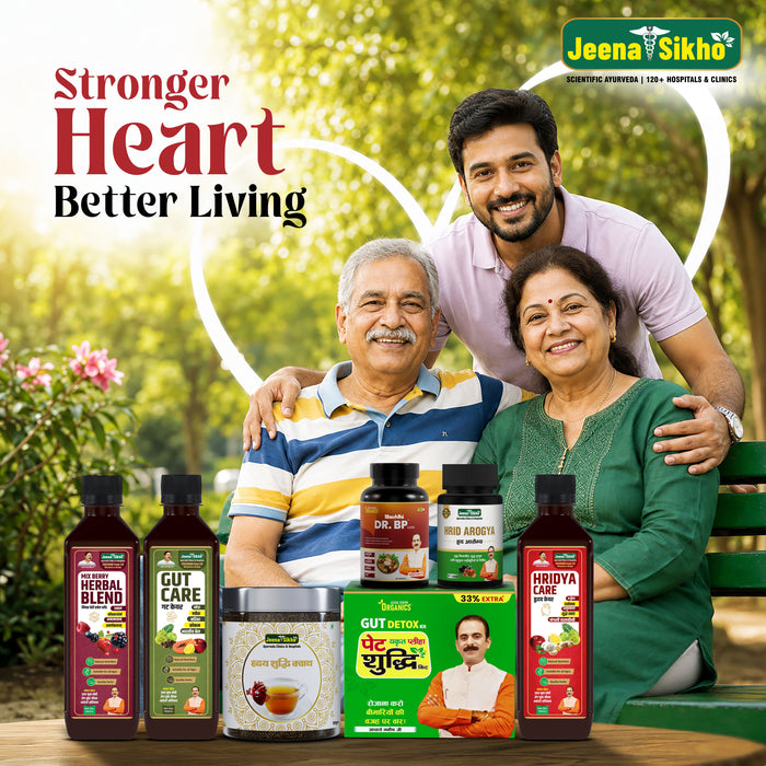 Acharya Ji’s Signature Heart Care Combo – Cardiovascular, Blood Pressure, Circulation, Digestion & Antioxidant Support