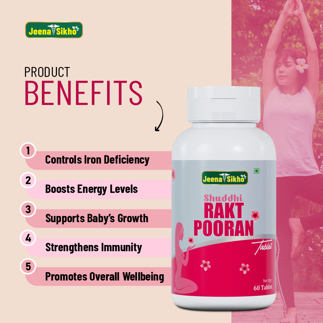 Rakt Pooran Tablets | 60 Tablets - Jeenasikho Shop