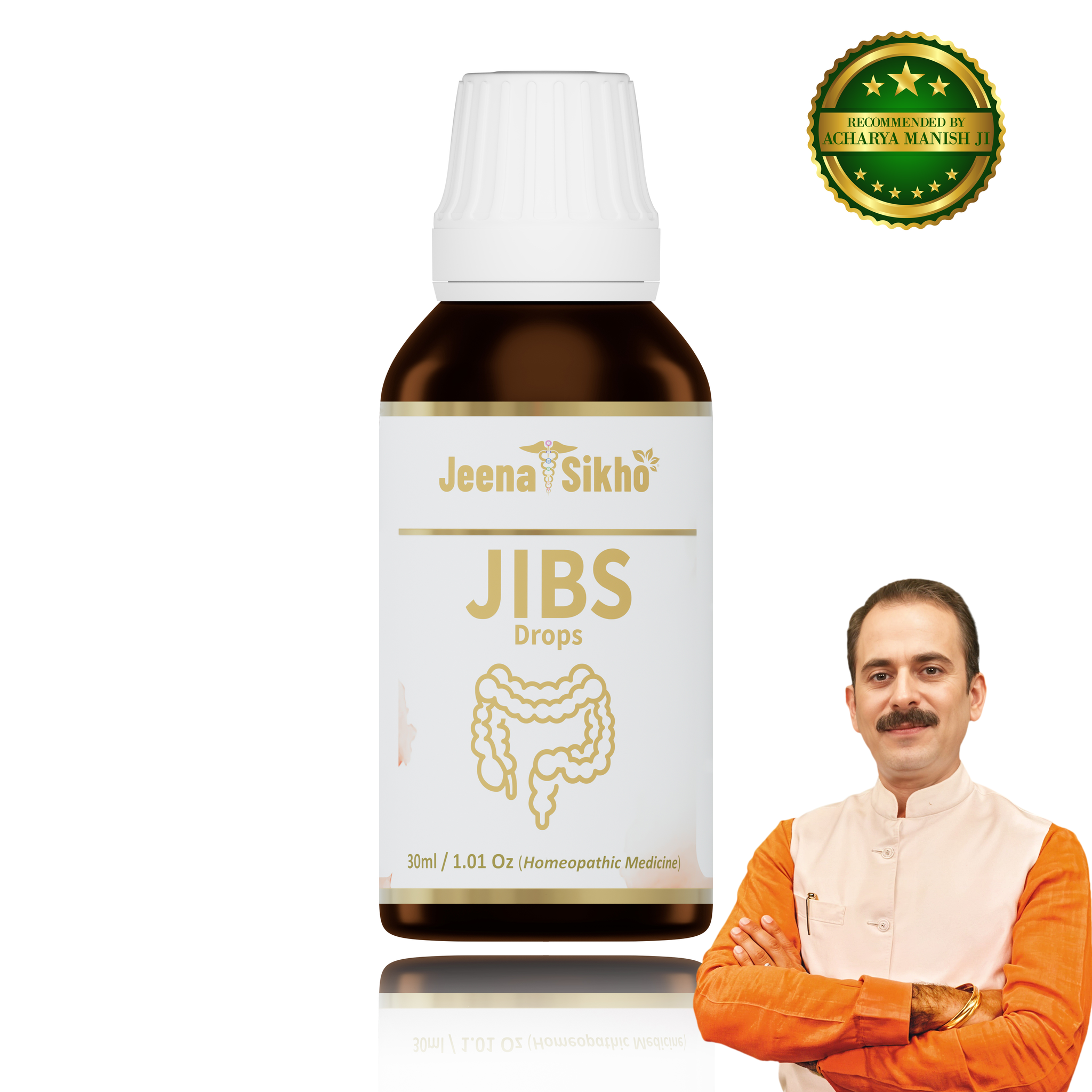 JIBS Drops | Balances Gut Health & Digestive Functioning, 30ml