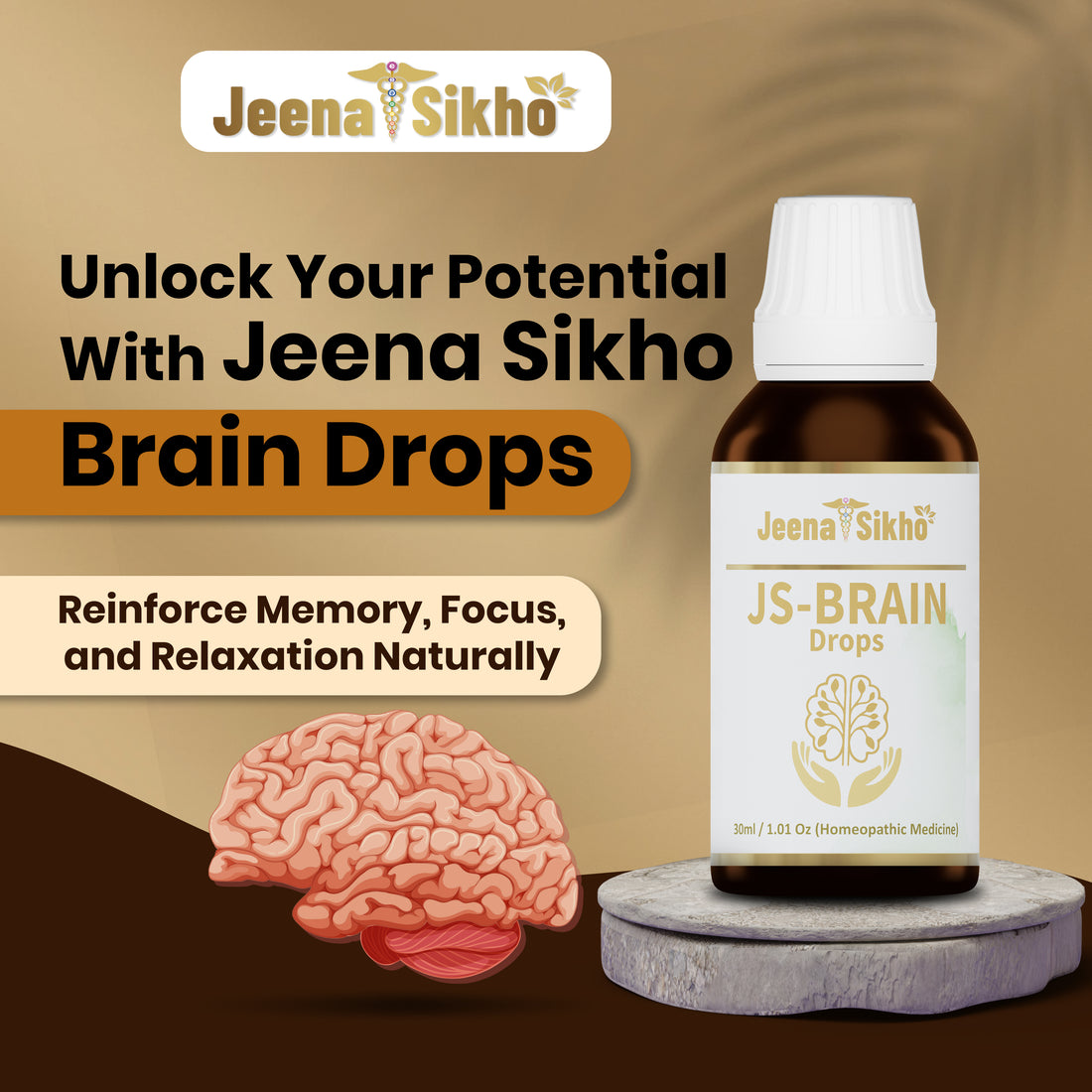 JS-Brain Drop | 30 ml - Jeenasikho Shop