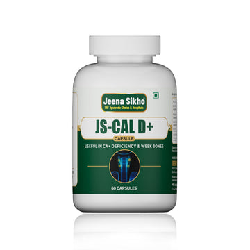 JS CAL D+ Capsules | For Bone Health & Wellness, 60 Capsules