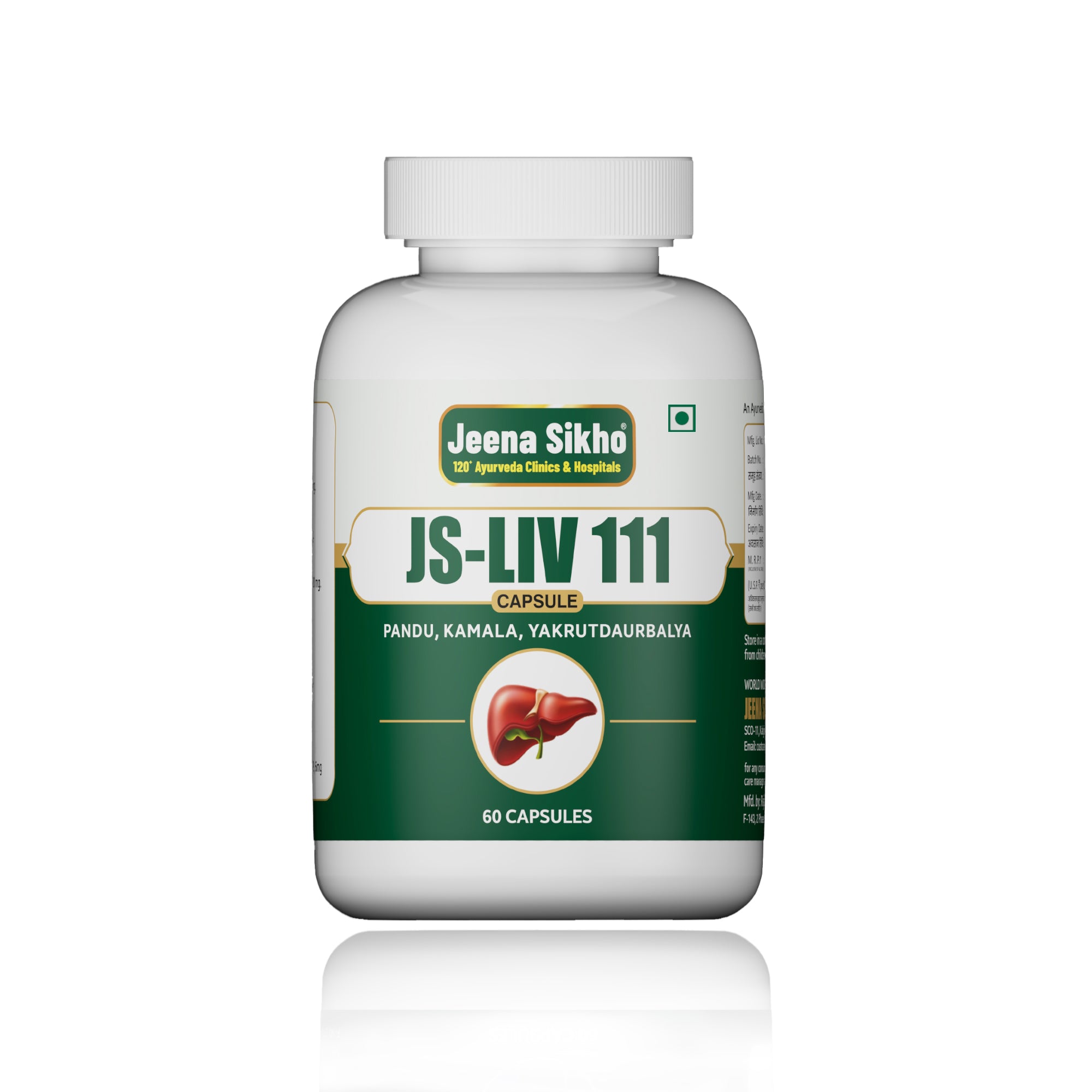 Js-Liv111 Capsules | For Liver Detox & Wellness, 60 Capsules