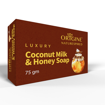 Coconut Milk & Honey Soap | For Nourishing & Smoothing Skin, 75gm