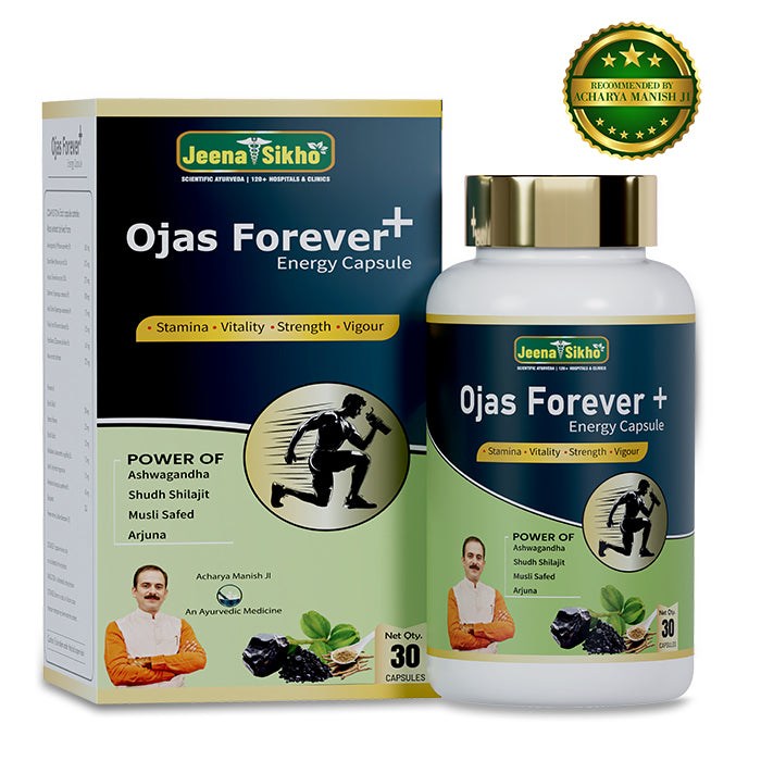 Ojas Forever+ Energy Capsule for Stamina & Strength | Jeena Sikho