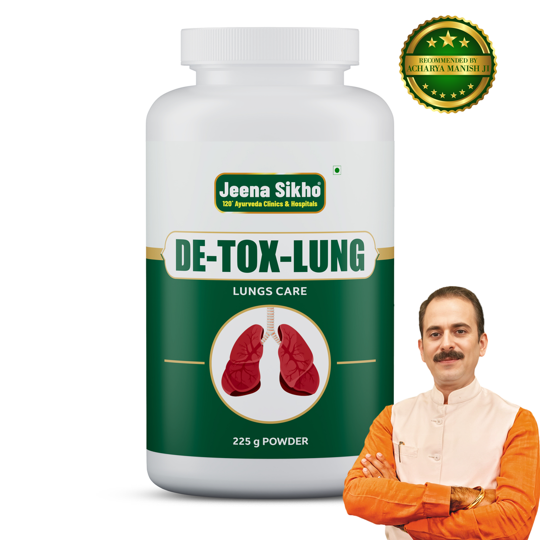 De-Tox Lung Powder | 225 gm - Jeenasikho Shop