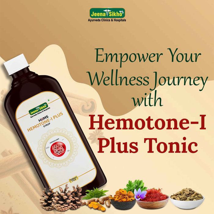 Hemotone-I Plus Syrup | Ayurvedic Hemoglobin & Blood Health Support