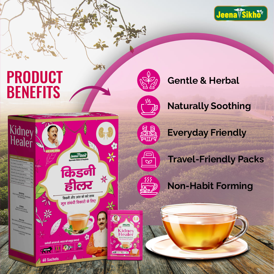 Kidney Healer | Natural Herbal Tea For Kidney Health, 60 Sachets - Jeenasikho Shop