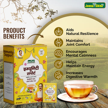 Immunity Support | Natural Herbal Tea For Immunity, 60 Sachets - Jeenasikho Shop