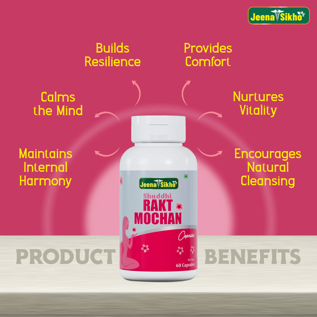 Rakt Mochan | 60 Capsules - Jeenasikho Shop