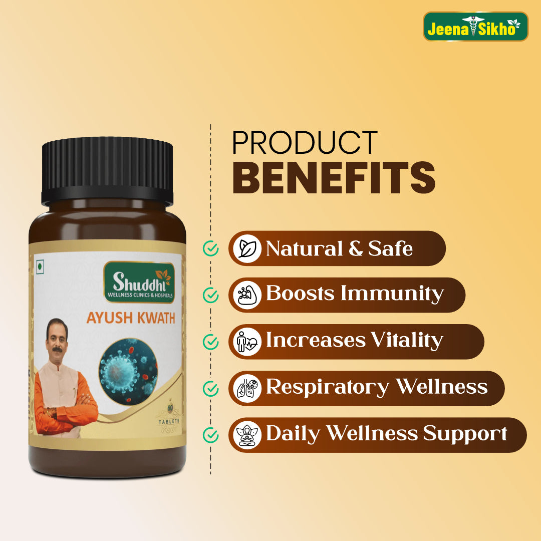 Ayush Kwath | 60 Tablets Deep Ayurveda