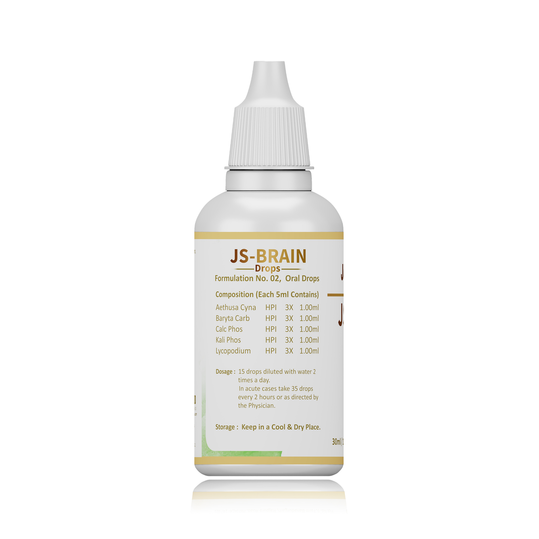 JS-Brain Drops | Improves Focus & Memory Power, 30ml