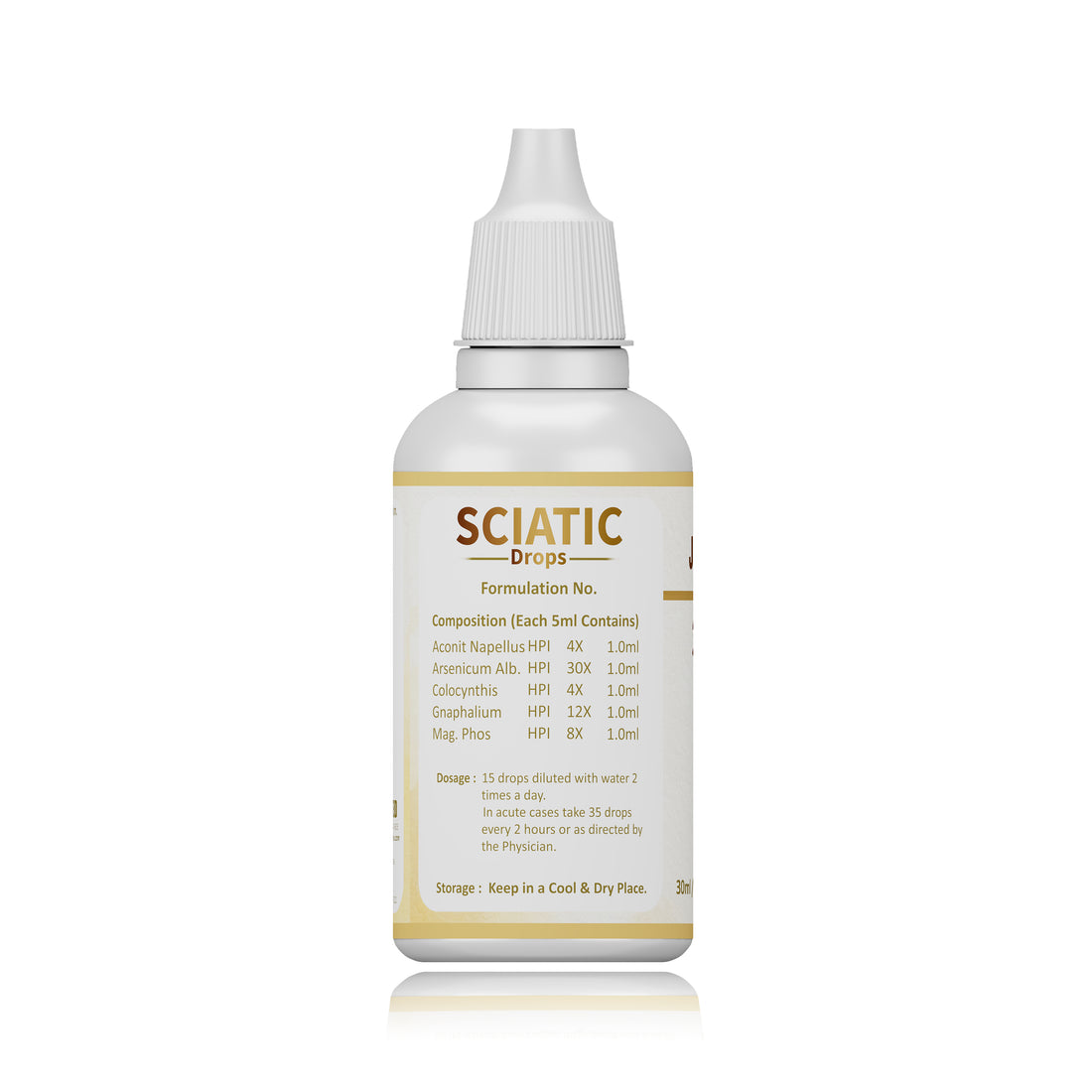 Sciatica Drop | Relief From Sciatic Nerve Pain, 30ml