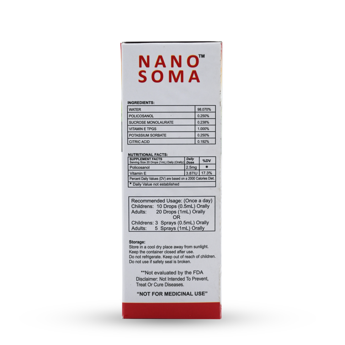 Nano Soma | Strengthen Immunity & Improves Wellbeing, 30ml