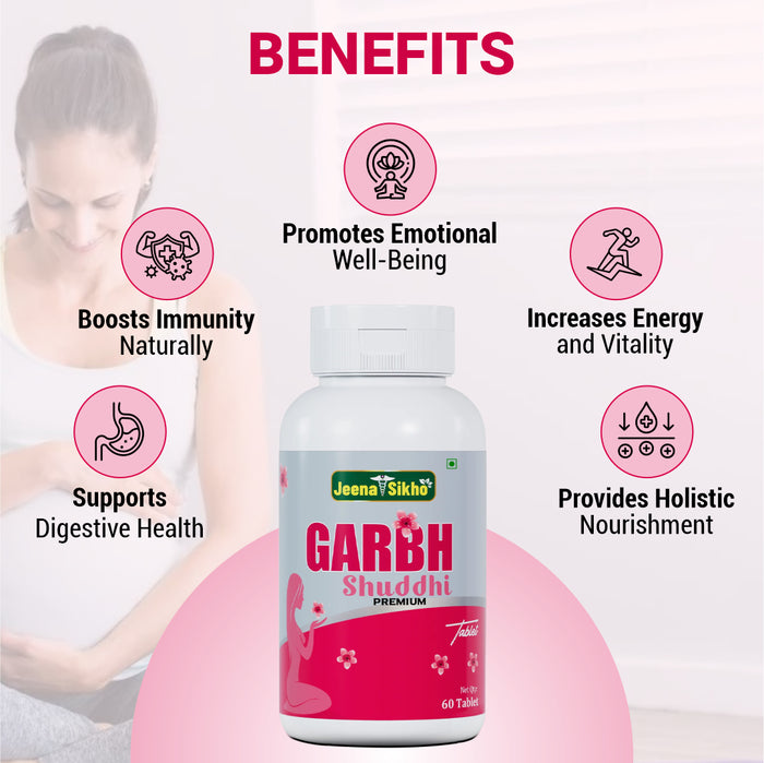 Garbh Shuddhi Premium Tablets | Ayurvedic Pregnancy Wellness, Immunity & Vitality Support