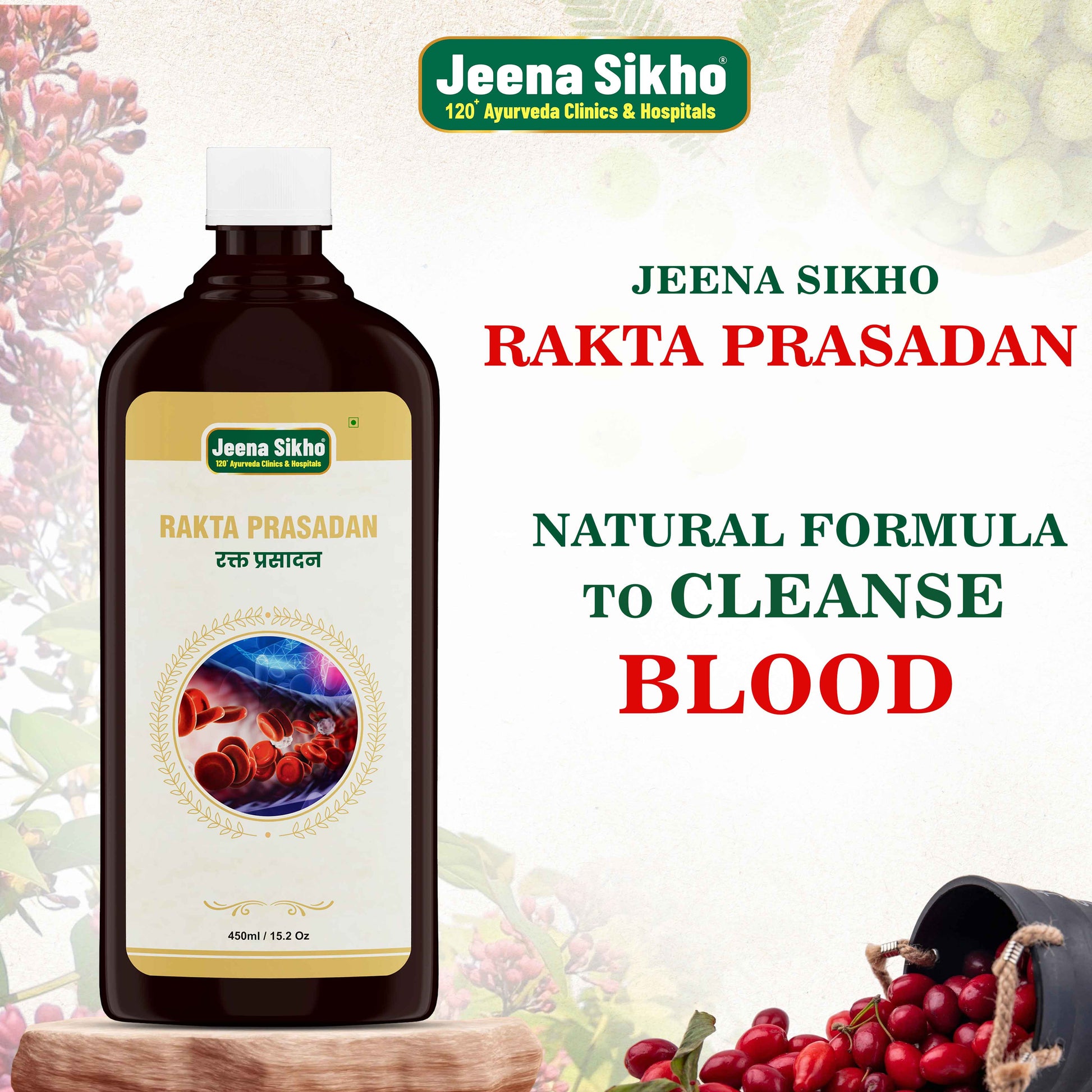 Rakta Prasadan Tonic | 450 ml - Jeenasikho Shop