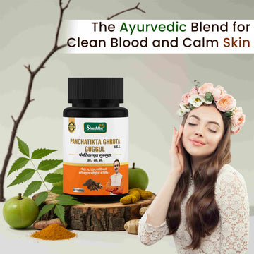 Panchatikta Ghruta Guggul Tablets | Ayurvedic Blood Purification & Skin Detox Support