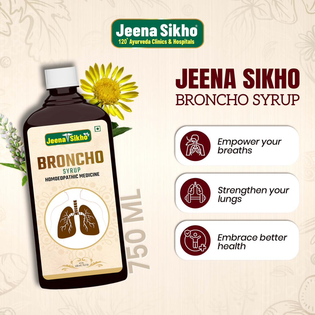 Broncho Syrup | 450 ml - Jeenasikho Shop