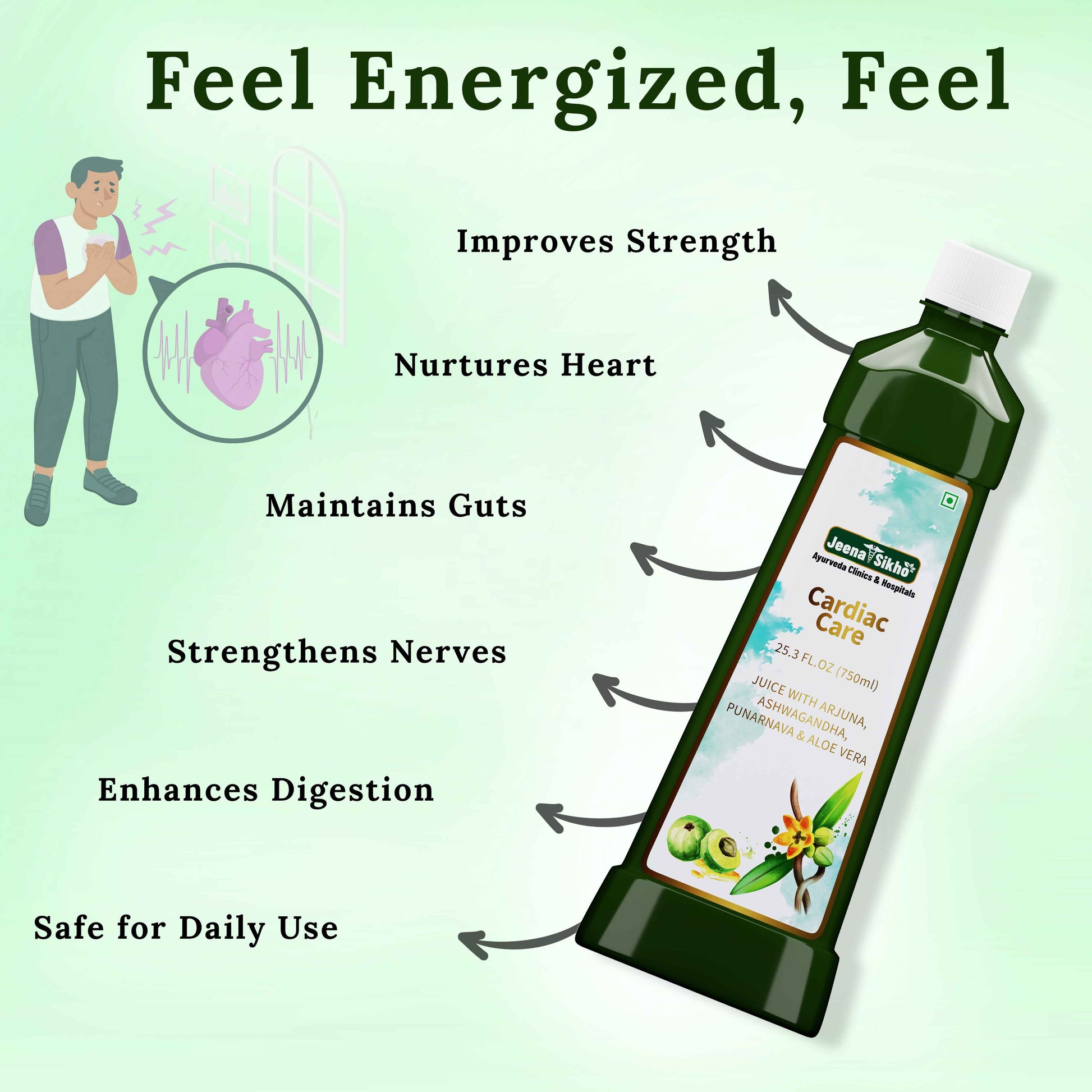 Cardiac Care Juice | 750 ml - Jeenasikho Shop