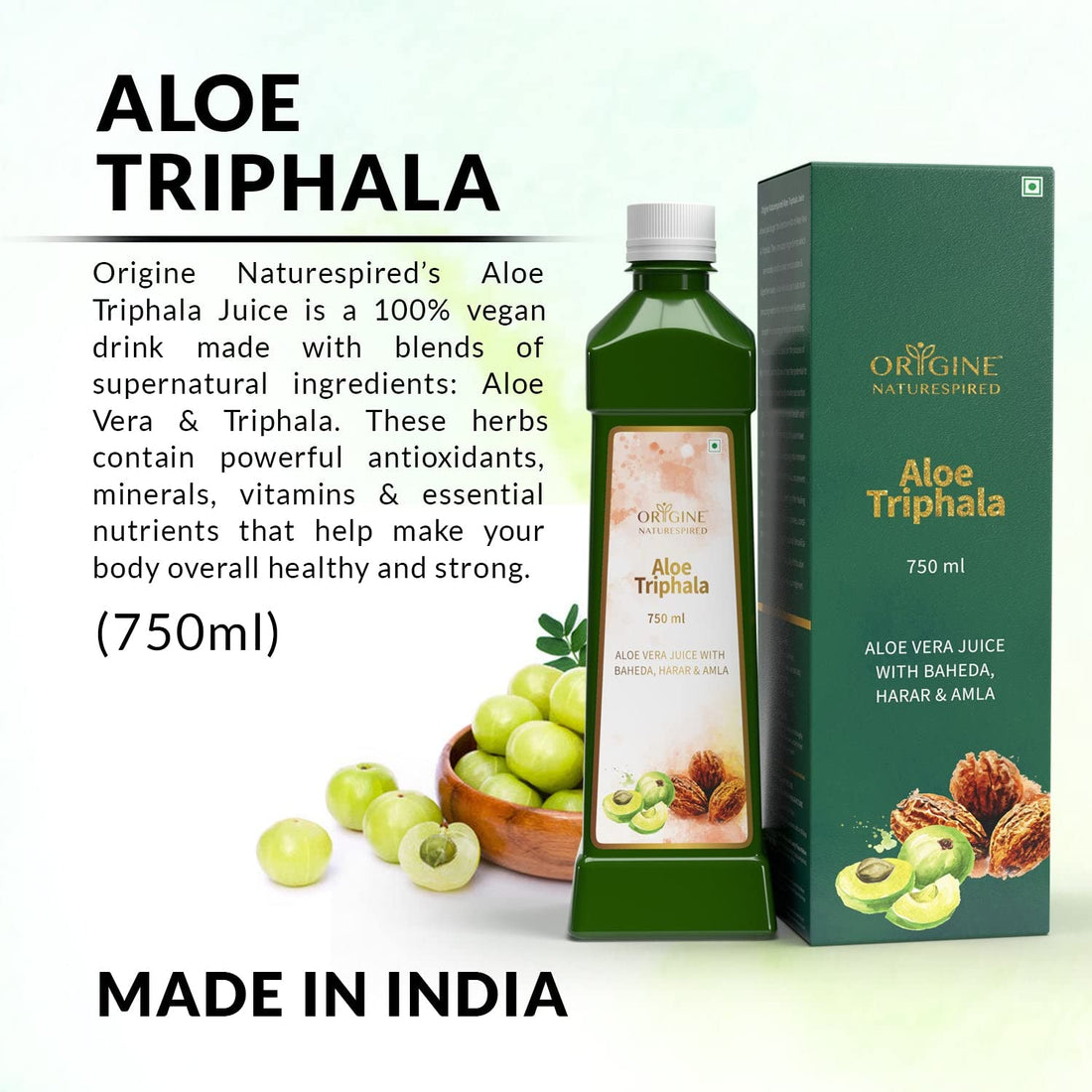 Aloe Triphala Juice | Effective For Digestive & Gut Health, 750ml