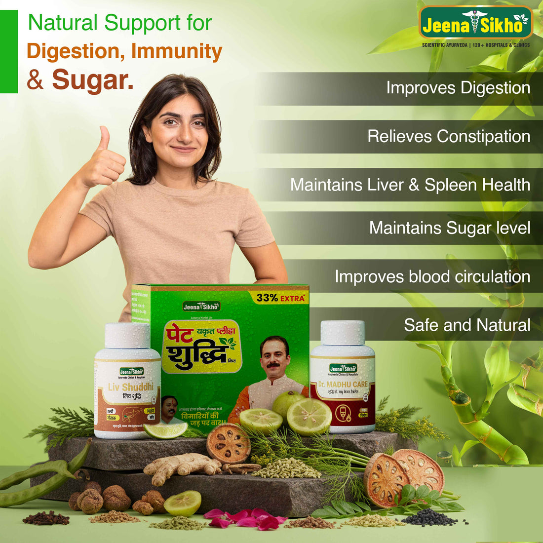 पेट Yakrit Pleeha Shuddhi Kit | पेट Yakrit Pleeha, Liv Shuddhi & Dr Madhu