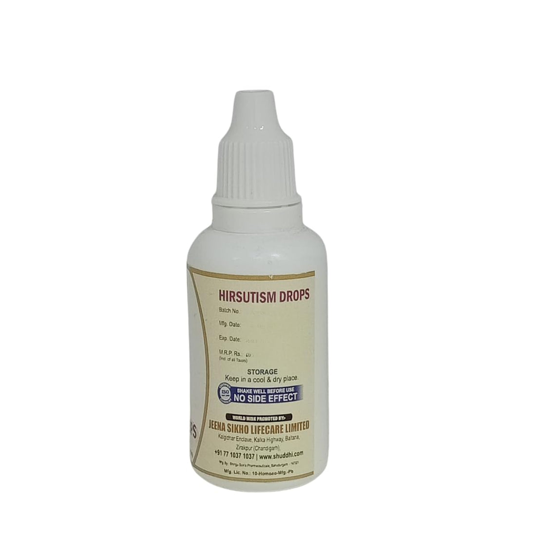 Hirsutism Drops | For Relieving OLEUM JS, 30ml