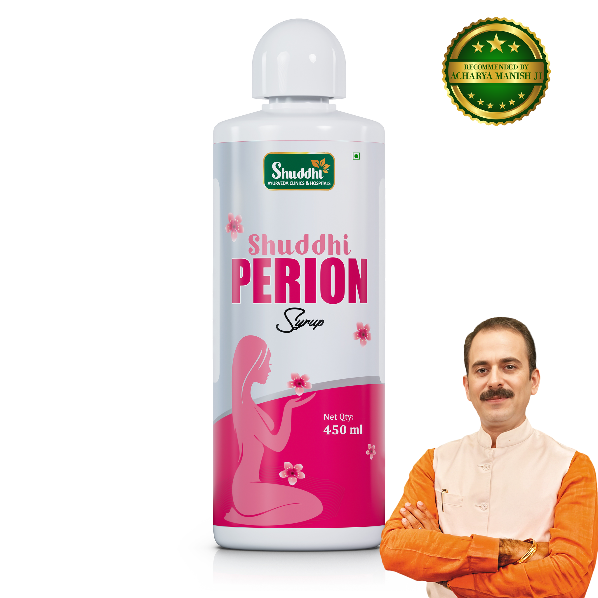 Shuddhi Perion Syrup | Improves Women Wellbeing & Bone Health, 450ml