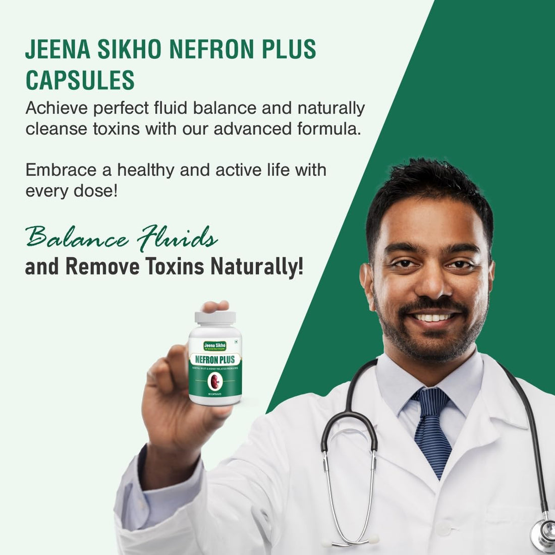 Nefron Plus | Effective For Kidney Health, 60 Capsules