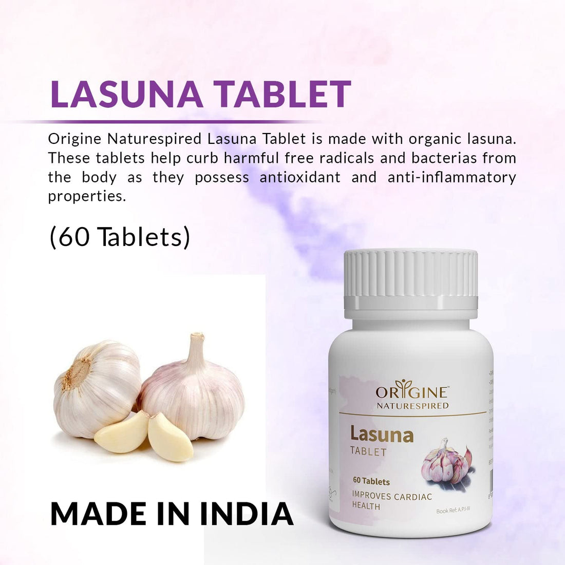 Lasuna | Effective For Overall Wellbeing, 60 Tablets