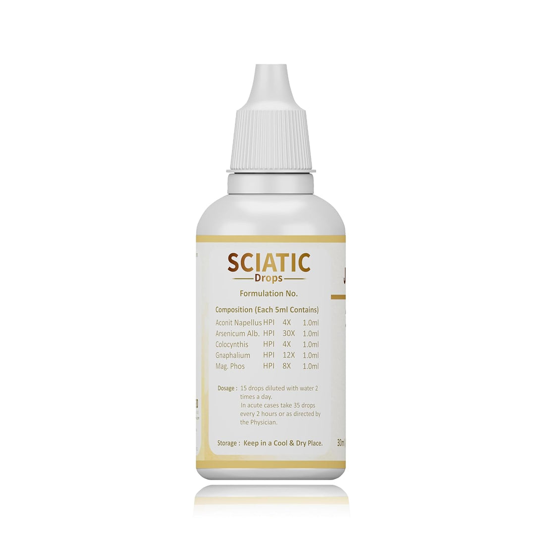 Sciatica Drop | Relief From Sciatica Nerve Pain, 30ml