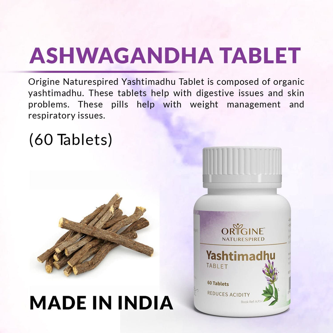 Yashtimadhu | Increase Immunity & Stamina, 60 Tablets